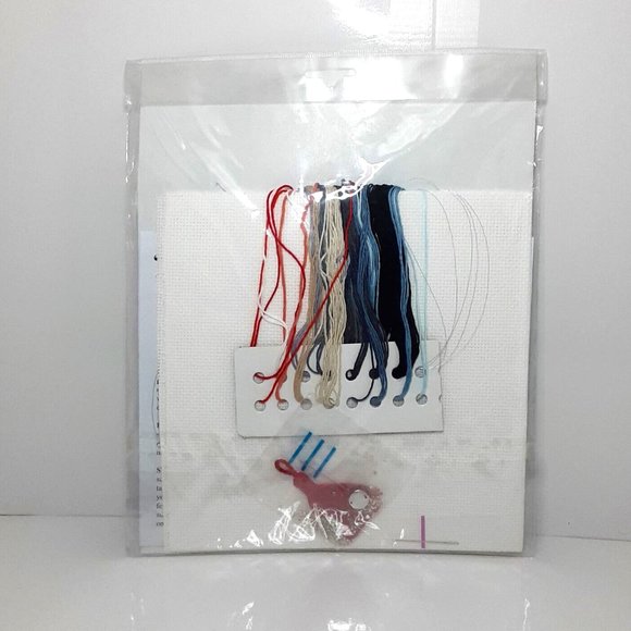 Design Works Polka Dot Purse w/Cat Cross Stitch Kit #2729 Craft Collectible - Picture 2 of 2